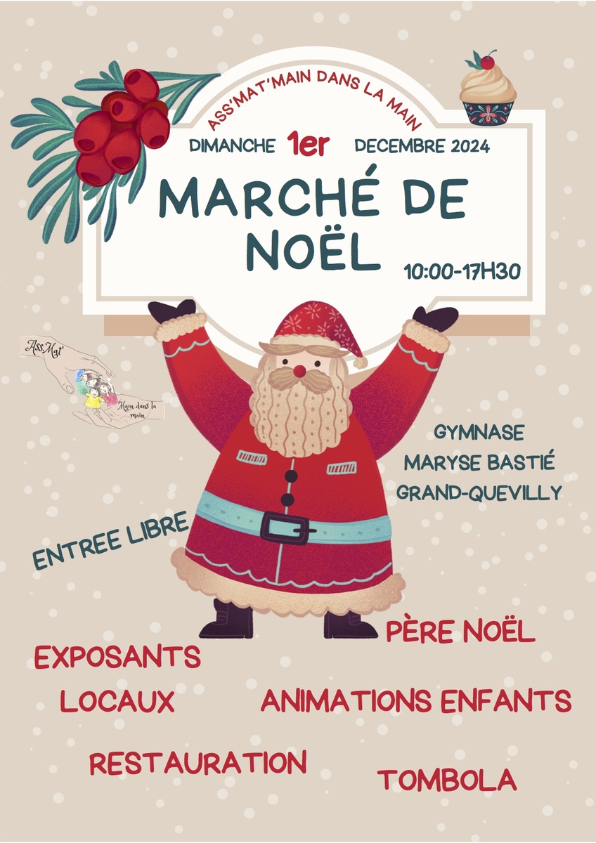 LE MARCHE DE NOEL ASS'MAT' MAIN DANS LA MAIN LE 01 DEC 2024