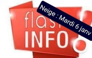 ANNULATION DES COURS MARDI 6 JANV LE MATIN ET LE MIDI