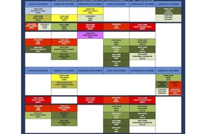 PLANNING MODIFI2S DES COURS POUR LES VACANCES DE TOUSSAINT