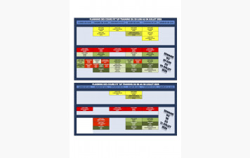 FLASH INFO CANICULE + PLANNING DES COURS DES DEUX DERNIÈRES SEMAINES DE LA SAISON 2025-2026
