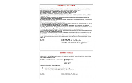 RÈGLEMENT INTÉRIEUR 2021-2022