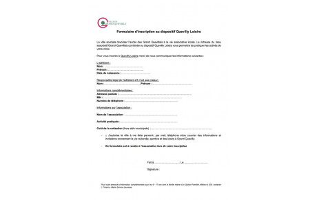 FICHE DE RENSEIGNEMENT POUR LA   LA MAIRIE (10€)