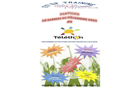 TELETHON SAMEDI 3 DECEMBRE 2022