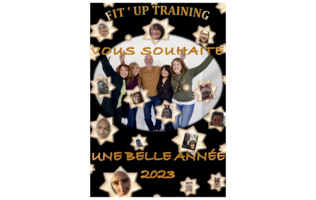 Toute l'équipe Fit Up Training vous souhaite une belle et heureuse Année 2023