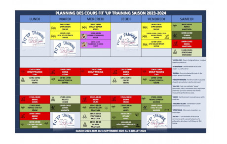 INSCRIPTIONS SAISON 2023-2024