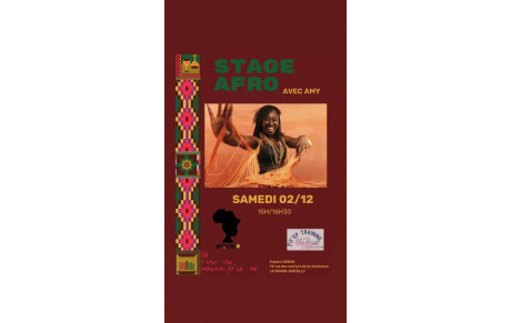 STAGE SAMEDI 02 DECEMBRE 2023 AMINATA