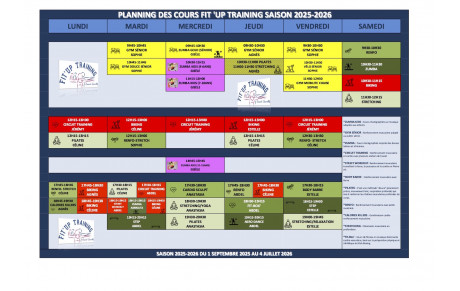 MODIFICATION DES HORAIRES DE COURS DES SAMEDI