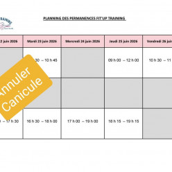 PLANNING DES PRE-INSCRIPTIONS SEMAINE DU 22 AU 26 JUIN 2026