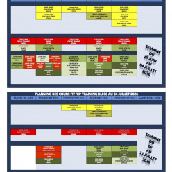 FLASH INFO CANICULE + PLANNING DES COURS DES DEUX DERNIÈRES SEMAINES DE LA SAISON 2025-2026
